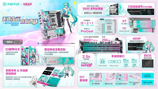 华硕三大重磅主板齐发：ROG姬、初音未来赛若天仙