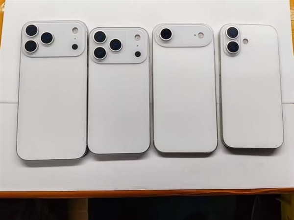 iPhone 17系列机模上手：苹果春晚提前剧透完了