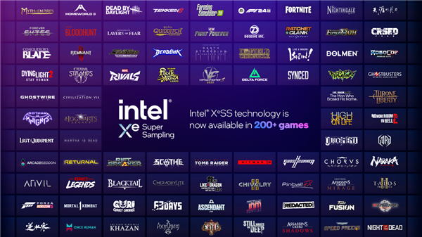 Intel XeSS游戏突破200款！XeSS 2已有19款 帧率飙升4倍